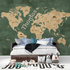 Name Wallpaper World Map | Murals Wallpaper