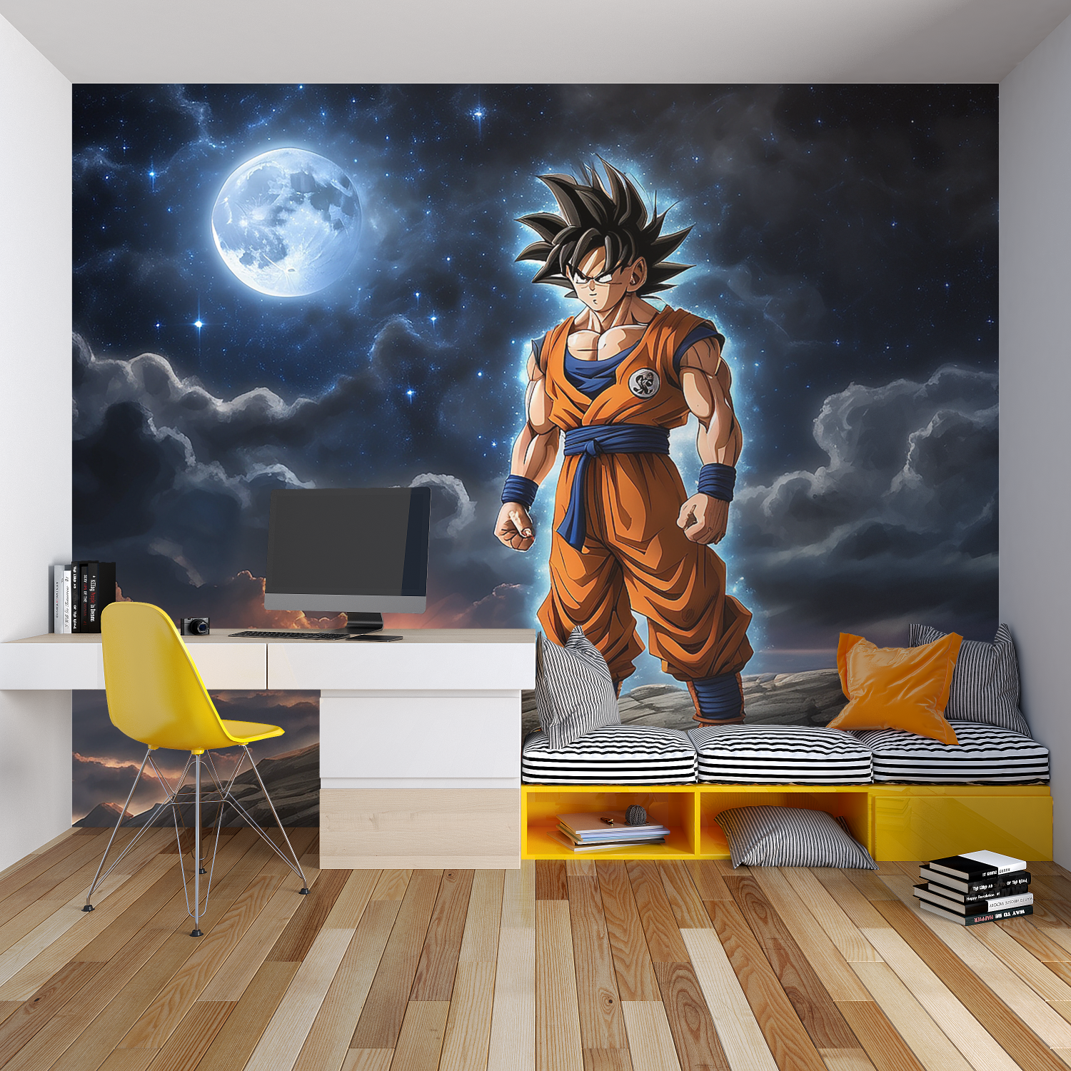 Goku Night Wallpaper | Murals Wallpaper