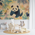 Panda and Jungle Animals Wallpaper | Murals Wallpaper