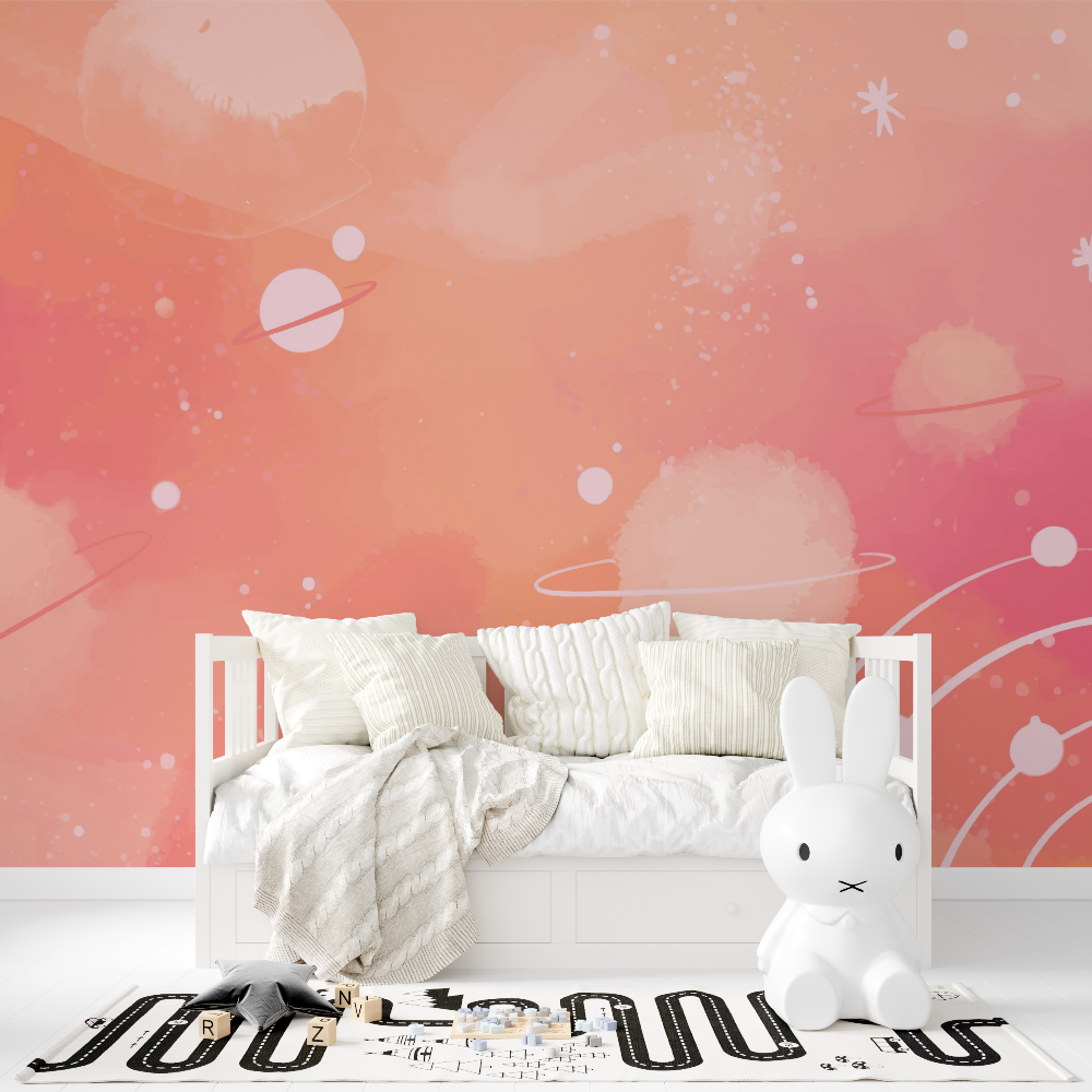 Teen Girls Space Planet Star Wallpaper | Murals Wallpaper