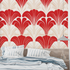 Red Patterned Wallpaper | Murals Wallpaper