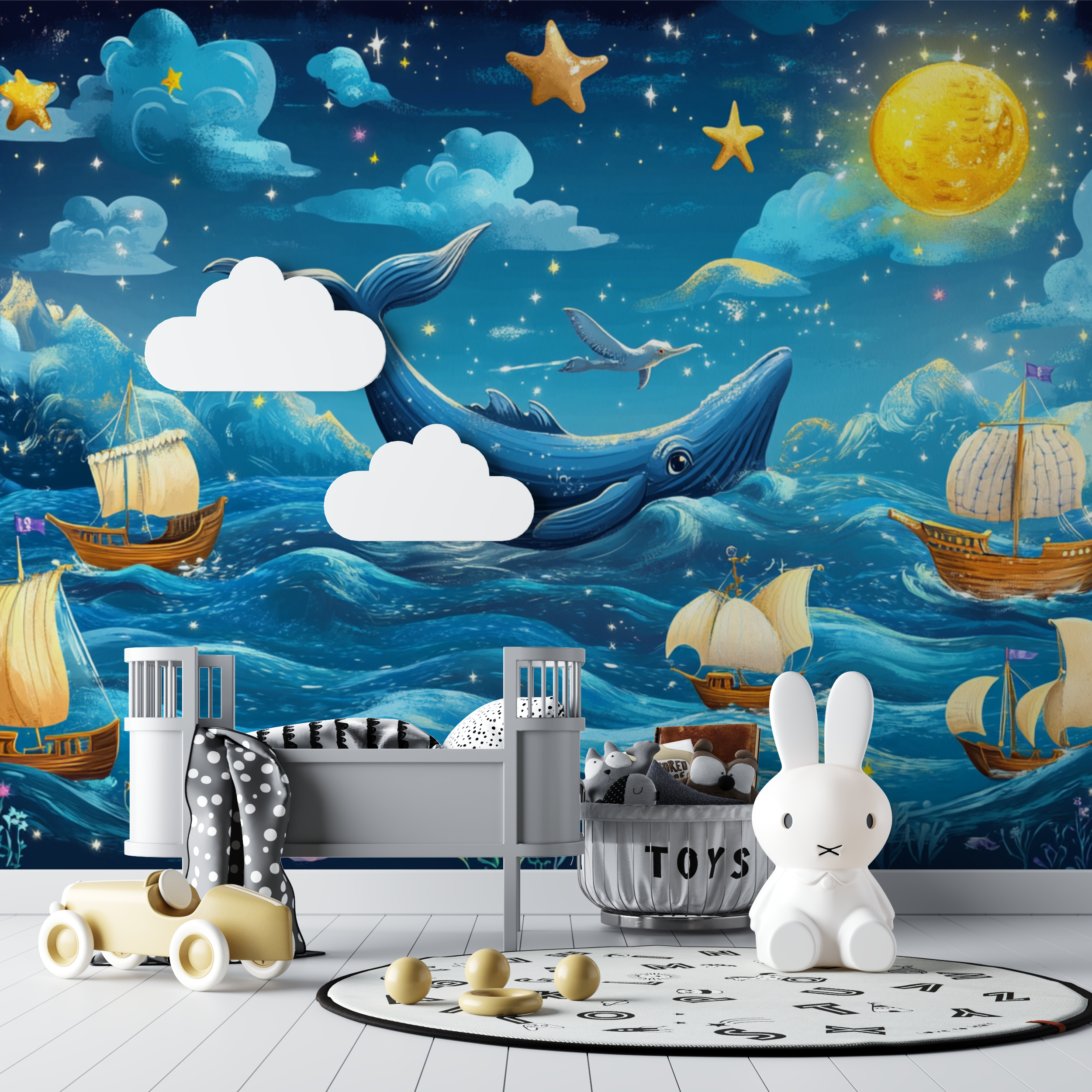 Dreamy Ocean Bedroom Marine Wallpaper | Murals Wallpaper