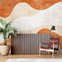 Abstract Terracotta Wallpaper for Living Room | Murals Wallpaper