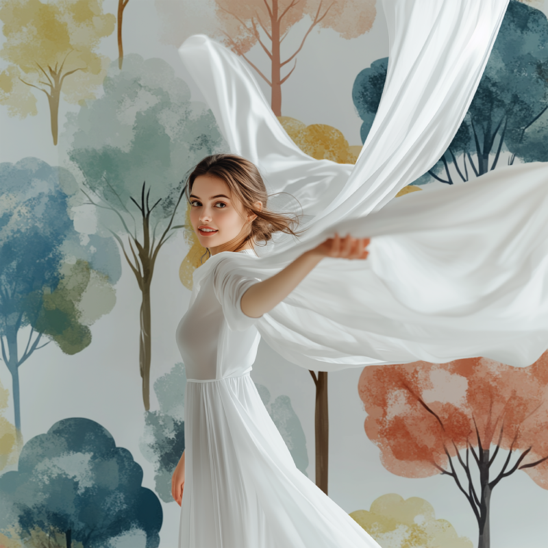 Tree Wallpaper Girl's Room | Murals Wallpaper