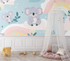 Pastel Arc Sitting Koala Wallpaper | Murals Wallpaper