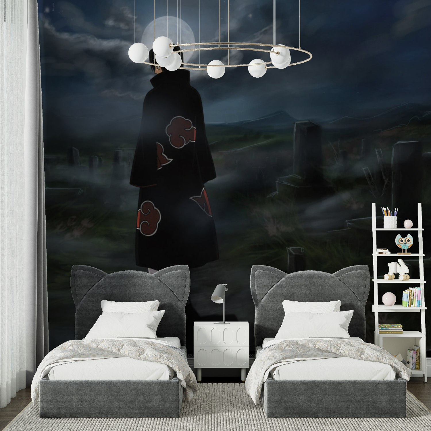 Naruto Itachi Cemetery Wallpaper | Murals Wallpaper