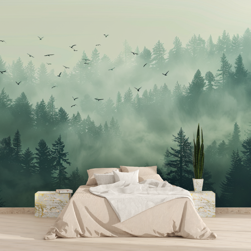 Tapete Nebelwald Tapisserie 2025