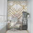 Art Deco Gold and White Wallpaper | Murals Wallpaper