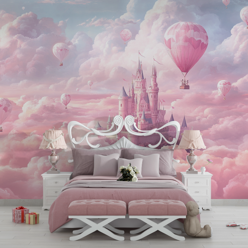 Princess World Wallpaper in Pink | Murals Wallpaper