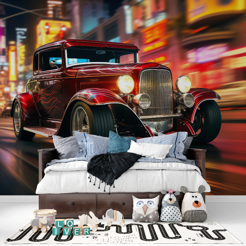 American Car Wallpaper Mural | Murals Wallpaper