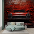 XXL Wallpaper Red Brick Car | Murals Wallpaper