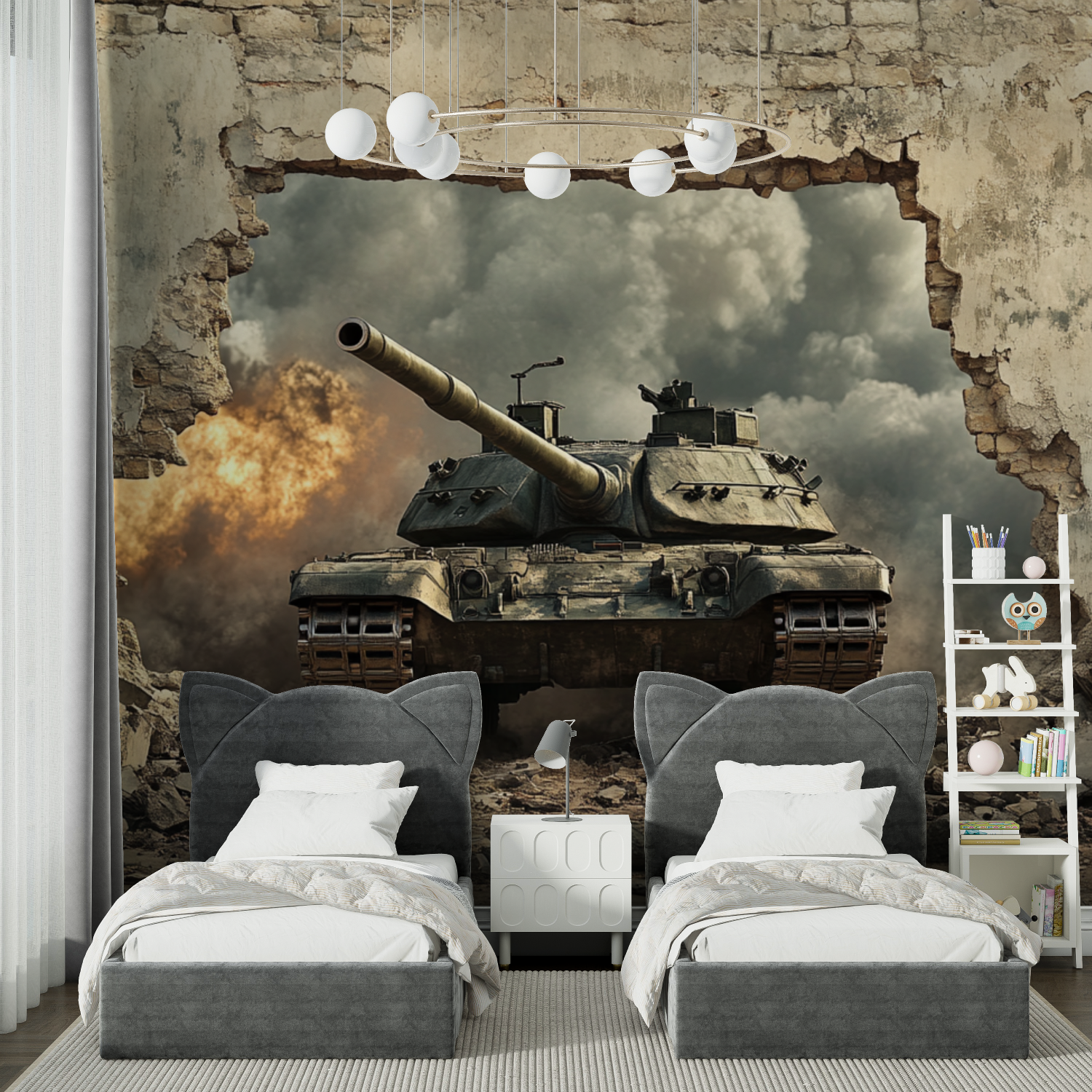 Classic Teen Assault Tank Wallpaper | Murals Wallpaper