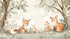 Baby Fox Family Wallpaper | Murals Wallpaper