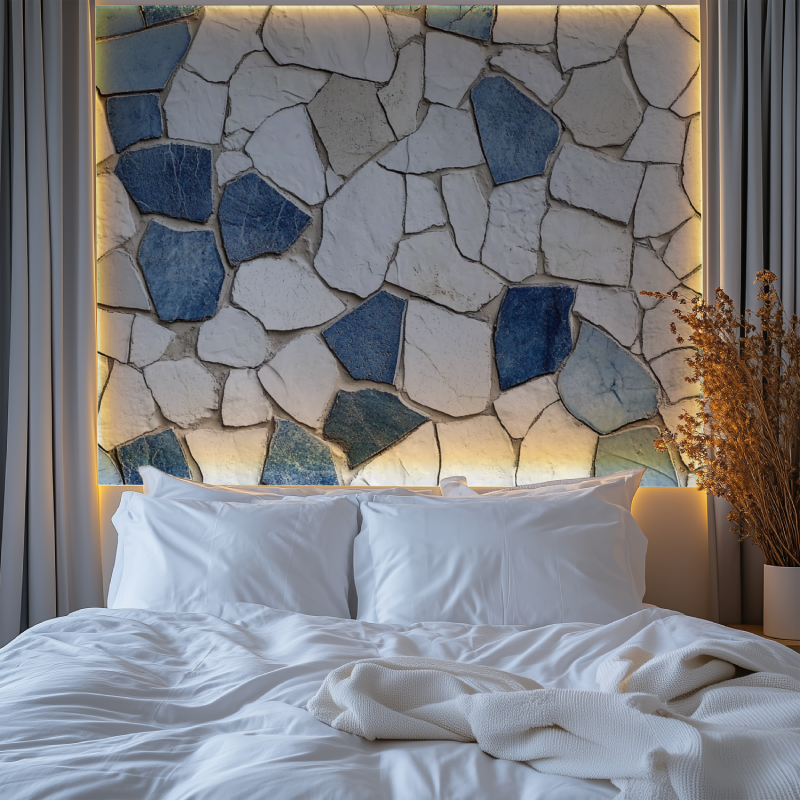 Papier peint trompe loeil salle de bain chambre premium