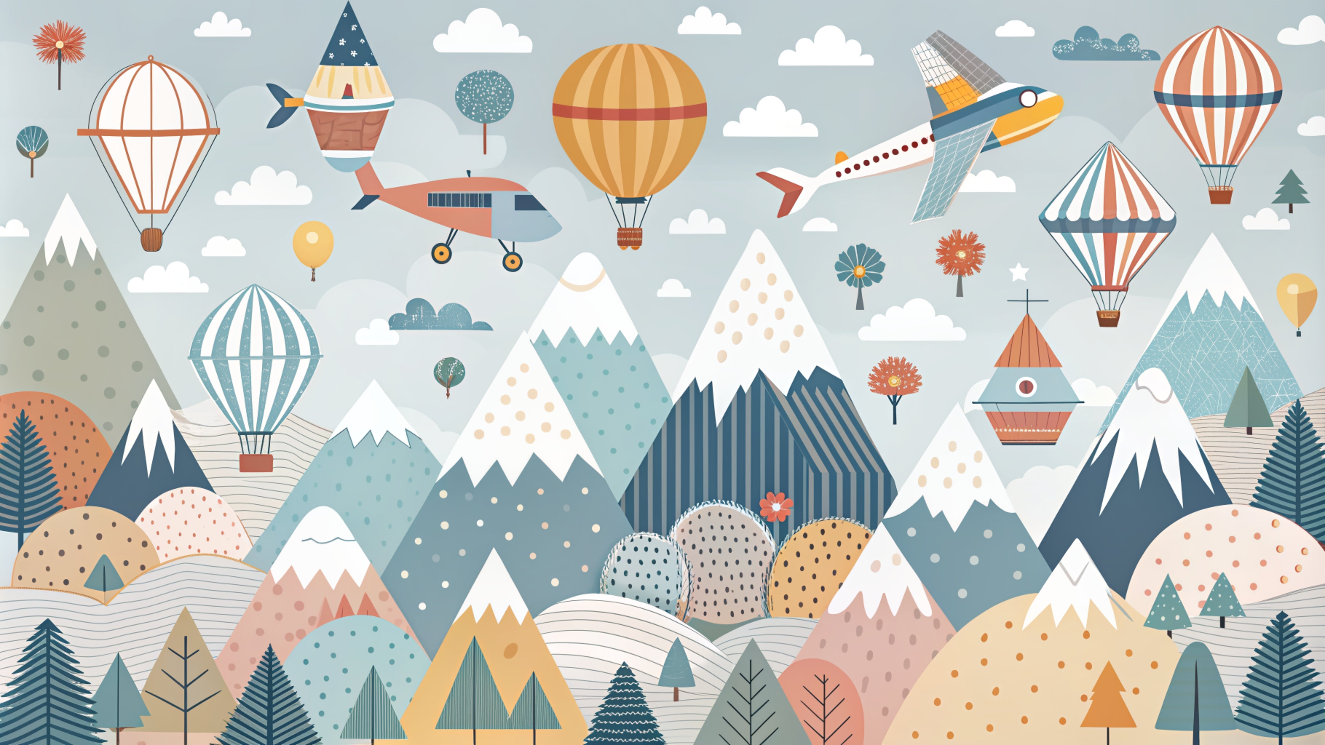 Tapete Adventure montagneuse bébé