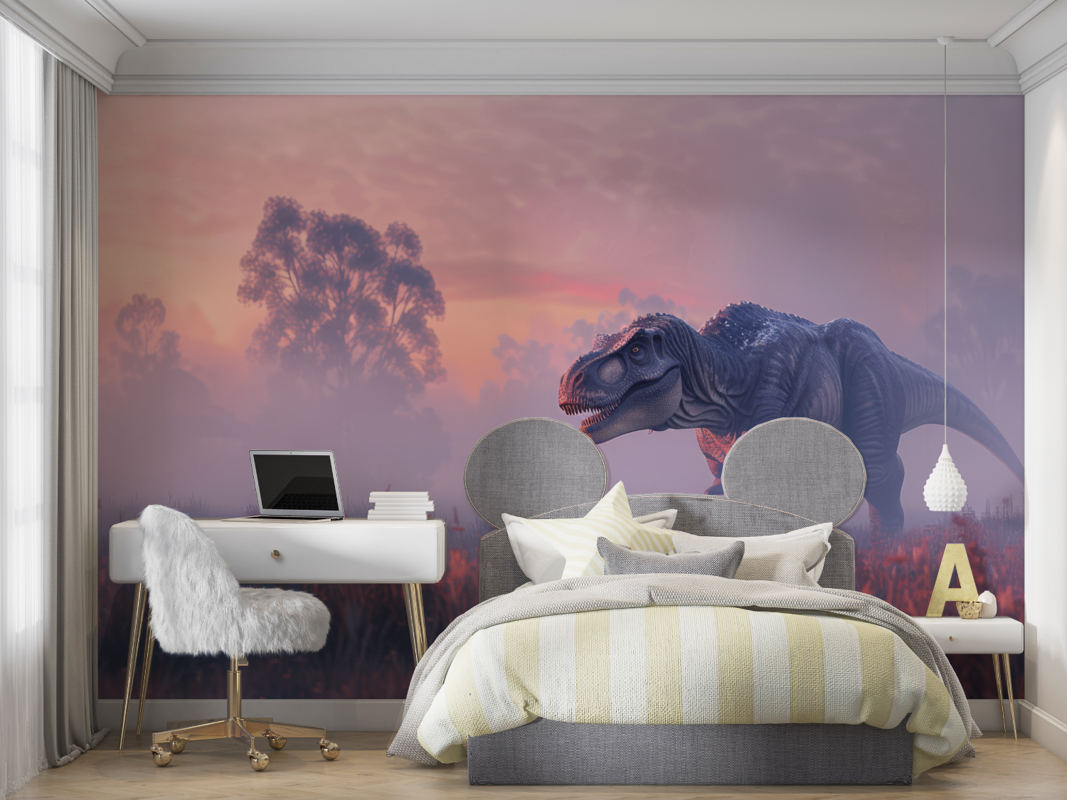 Pastel Dinosaur Wallpaper | Murals Wallpaper