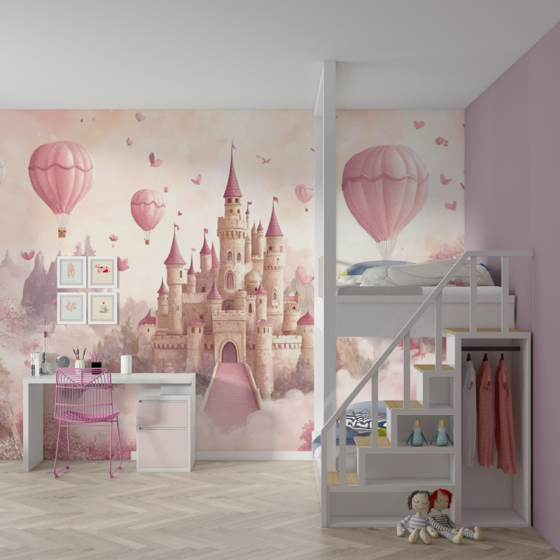 Rose Castle Wallpaper | Murals Wallpaper