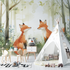 Forest Green Fox Wallpaper | Murals Wallpaper