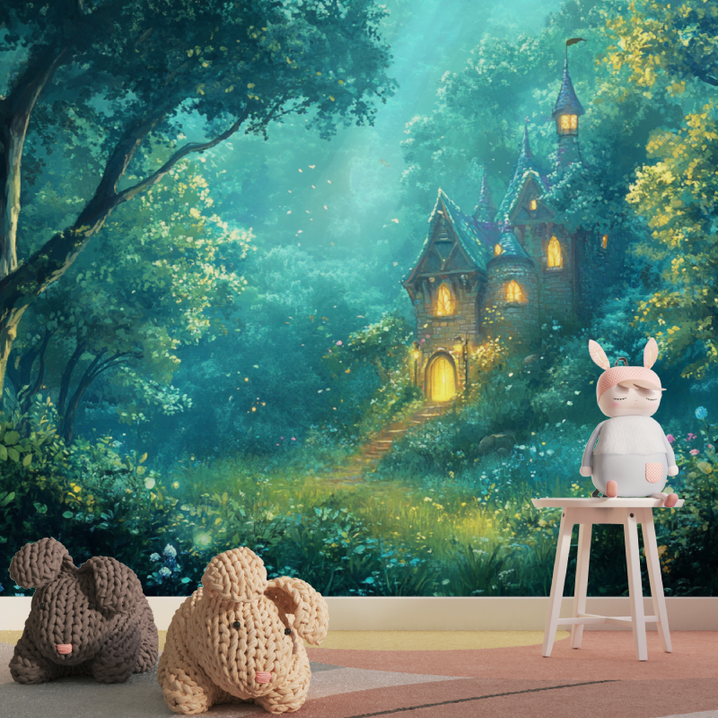 Princess Awakening Forest Wallpaper | Murals Wallpaper