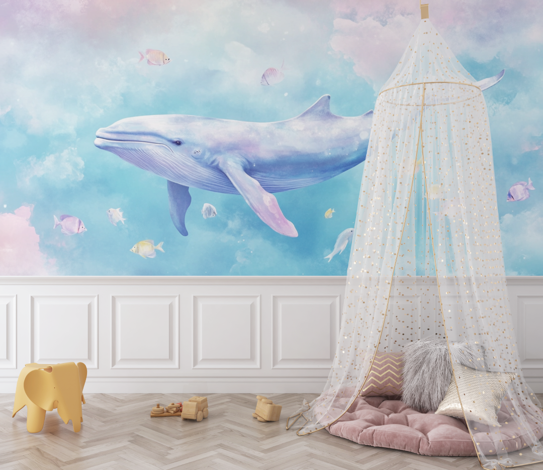 Ocean Whale Wallpaper | Murals Wallpaper