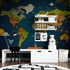 World Map Kids Wallpaper | Murals Wallpaper
