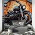3D Motocross Graffiti Wallpaper | Murals Wallpaper