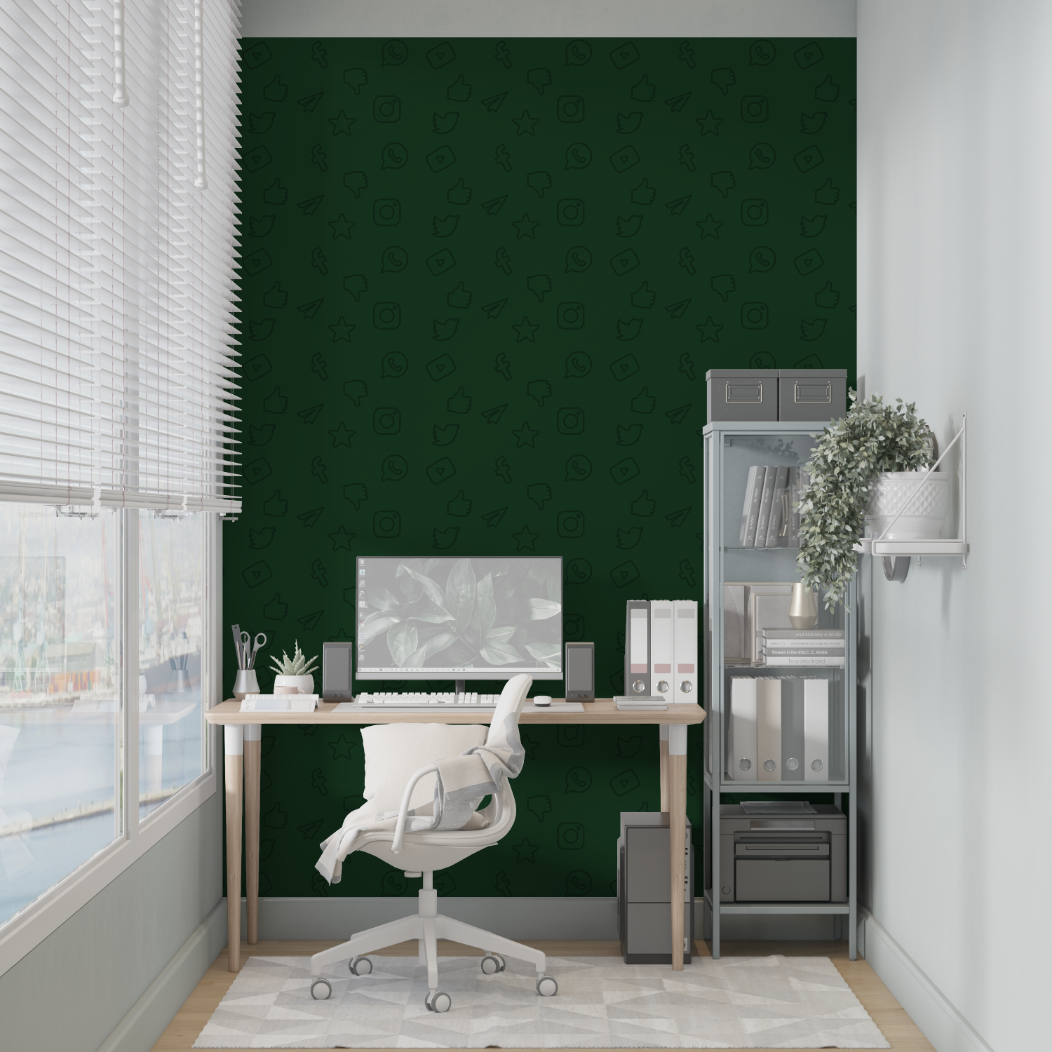 English Green Wallpaper | Murals Wallpaper
