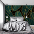 Dark Green and Gold Wallpaper | Murals Wallpaper