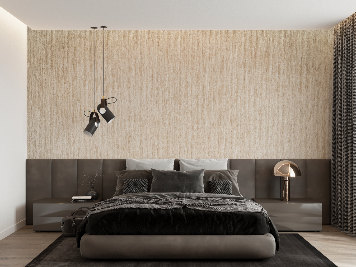Beige Bamboo Wallpaper | Murals Wallpaper