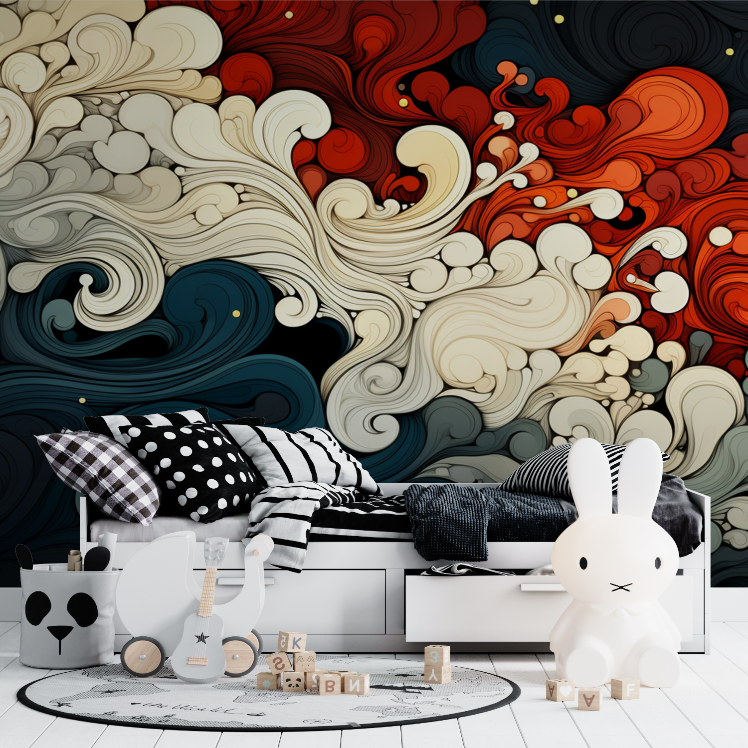 Japanese Waves Wallpaper | Murals Wallpaper