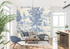 Blue Toile de Jouy Wallpaper Art | Murals Wallpaper