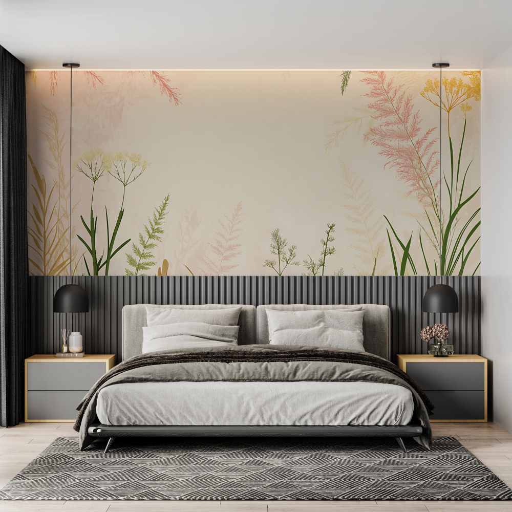 Watercolor Flowers Mural Wallpaper | Murals Wallpaper