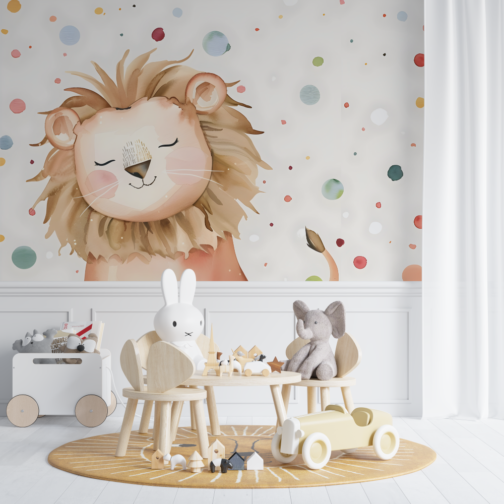 Lion Baby Room Wallpaper | Murals Wallpaper