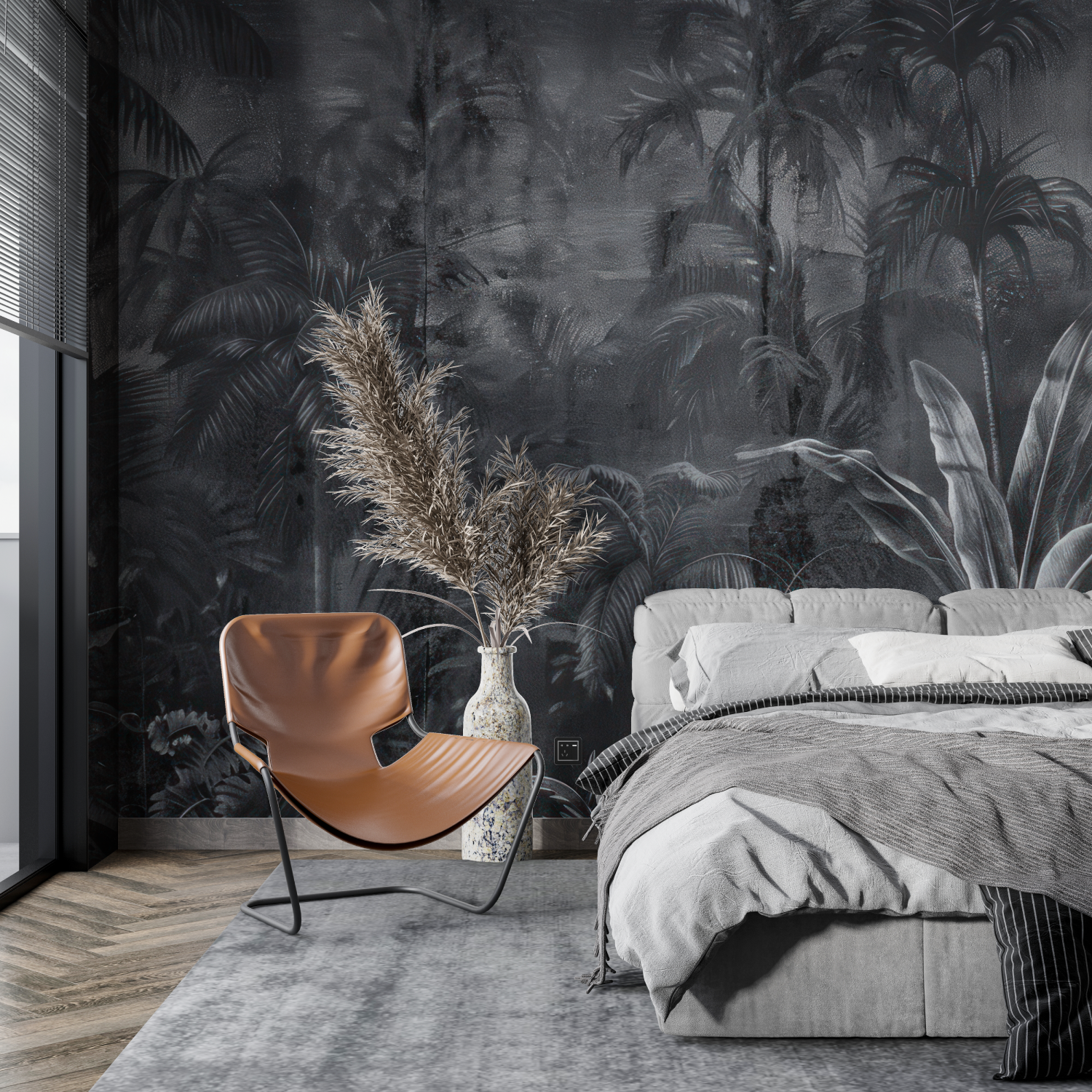 Black Scenic Wallpaper | Murals Wallpaper