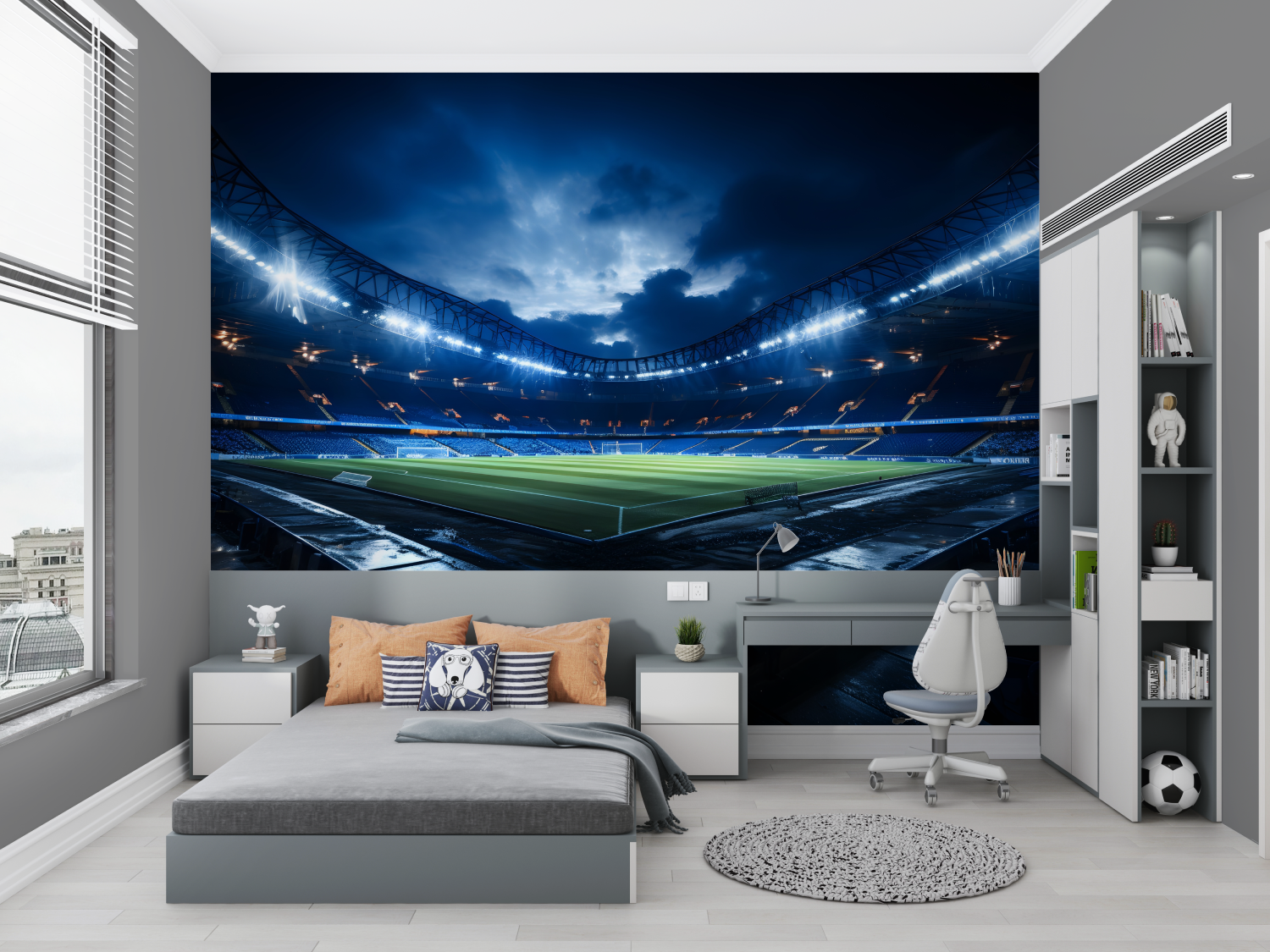 Soccer Room Wallpaper | Murals Wallpaper