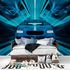 3D Blue Car Wallpaper | Murals Wallpaper