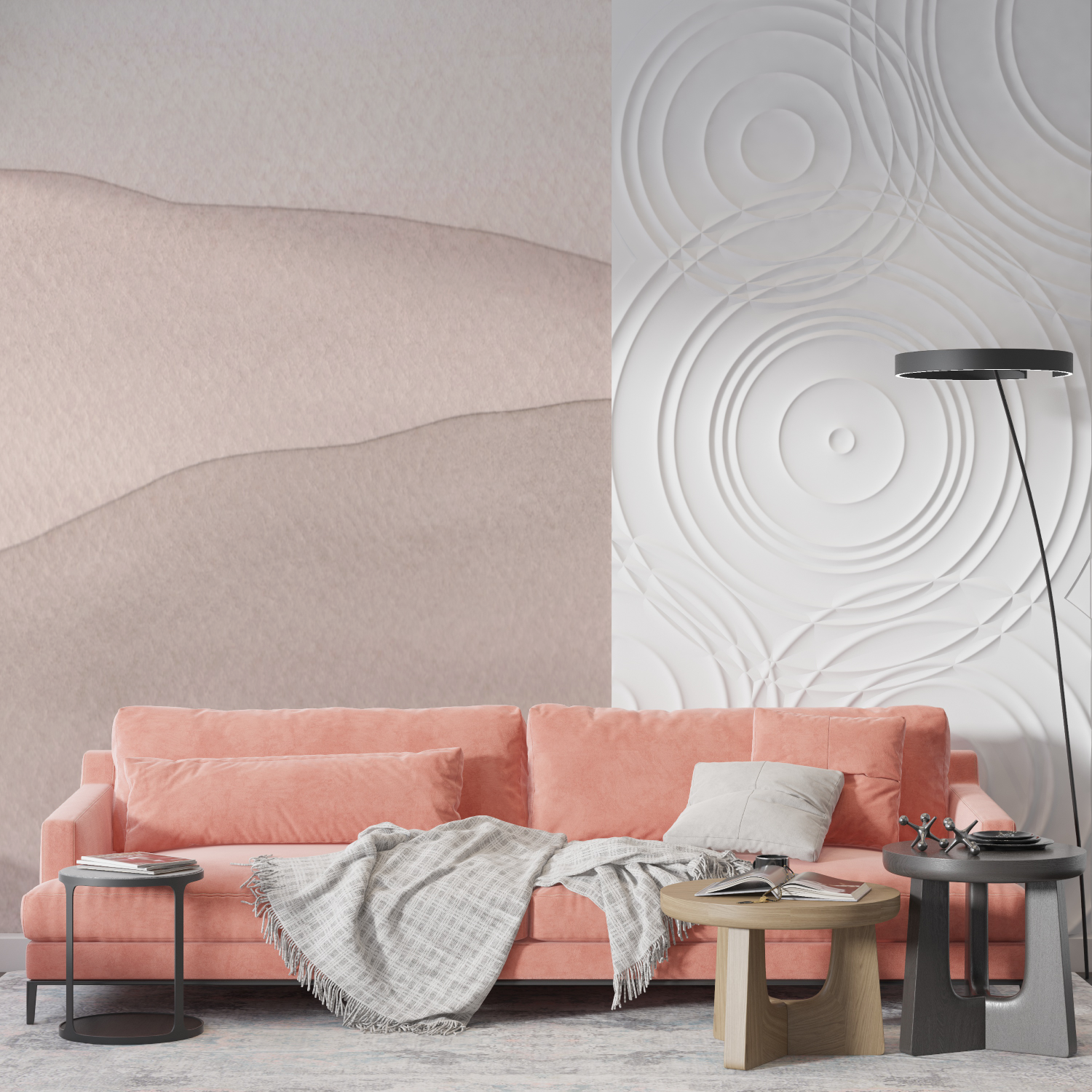 Cozy Wallpaper for a Cocooning Bedroom | Murals Wallpaper