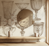 Vintage Water Glass Wallpaper | Murals Wallpaper