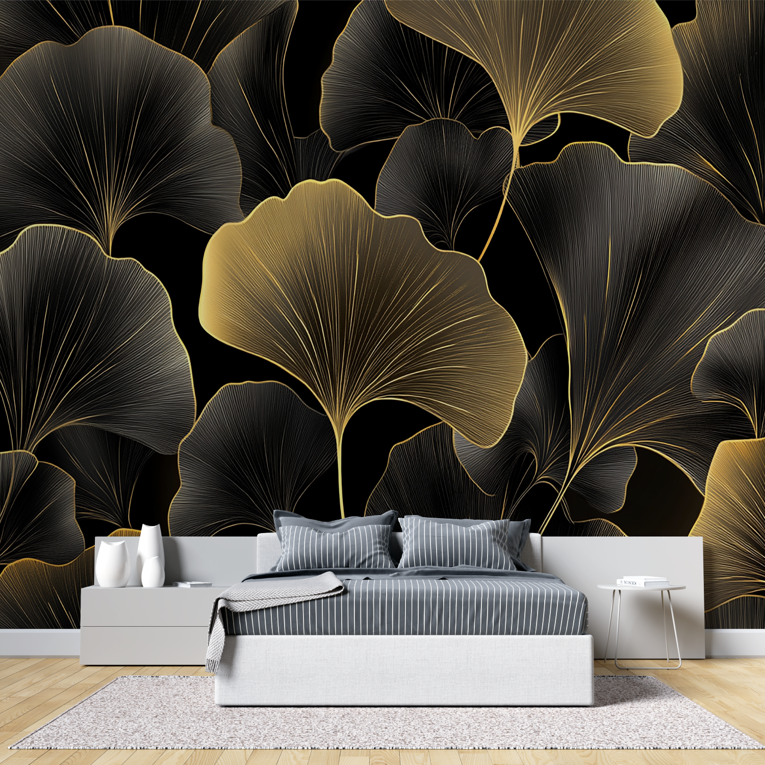 Black and Gold Design Wallpaper | Murals Wallpaper