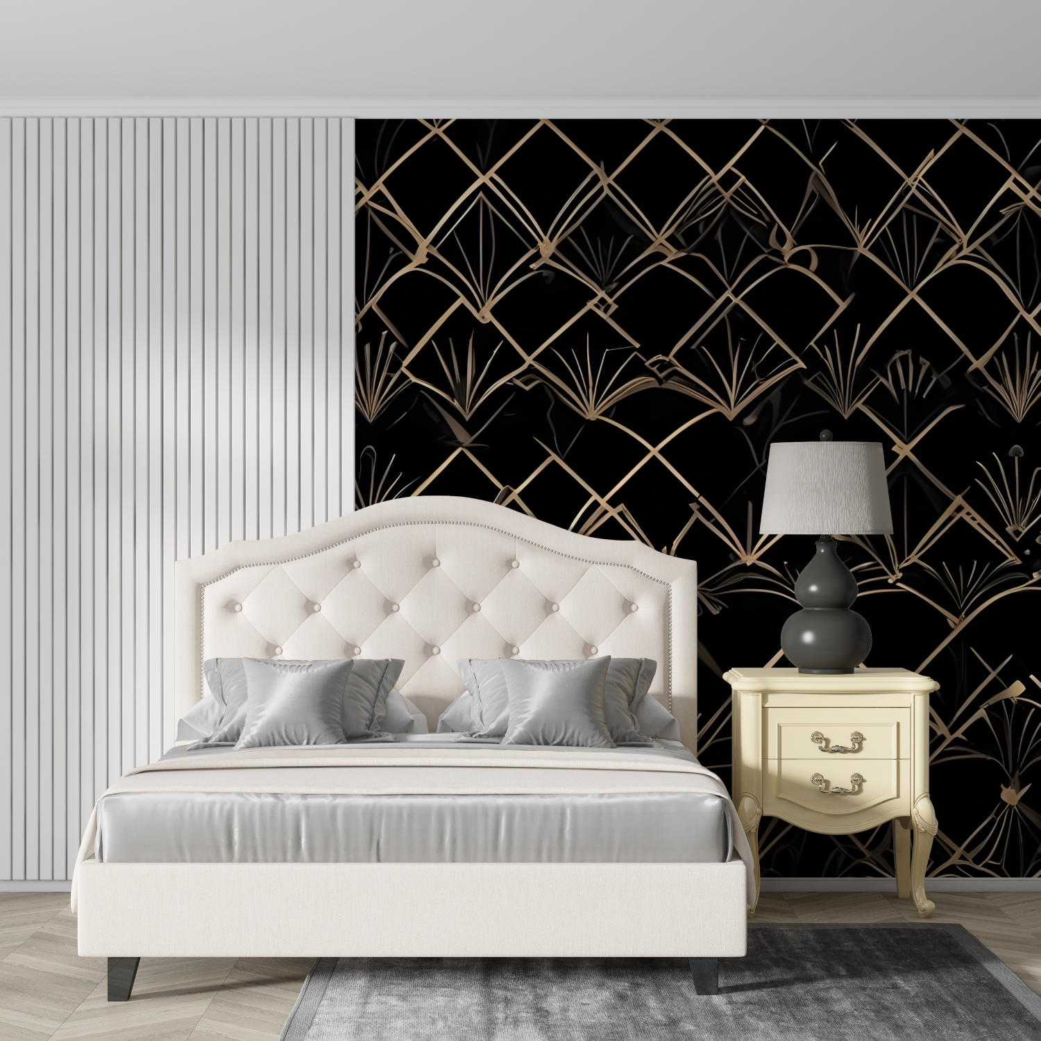 Gatsby Black Wallpaper | Murals Wallpaper