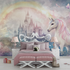 Unicorn Castle and Rainbow Wallpaper for Girls' Room | Murals Wallpaper