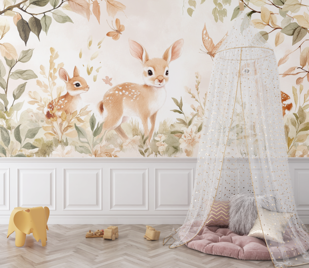 Soft Baby Forest Wallpaper | Murals Wallpaper