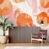 Orange Pink Pattern Wallpaper | Murals Wallpaper