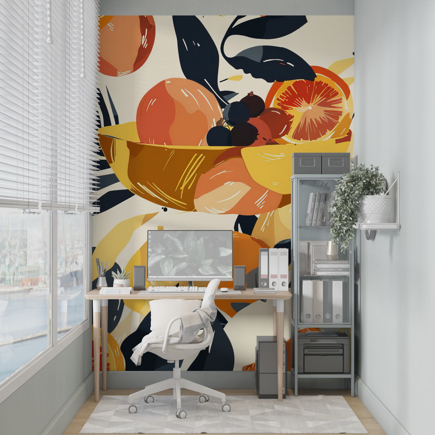 Orange Design Wallpaper | Murals Wallpaper