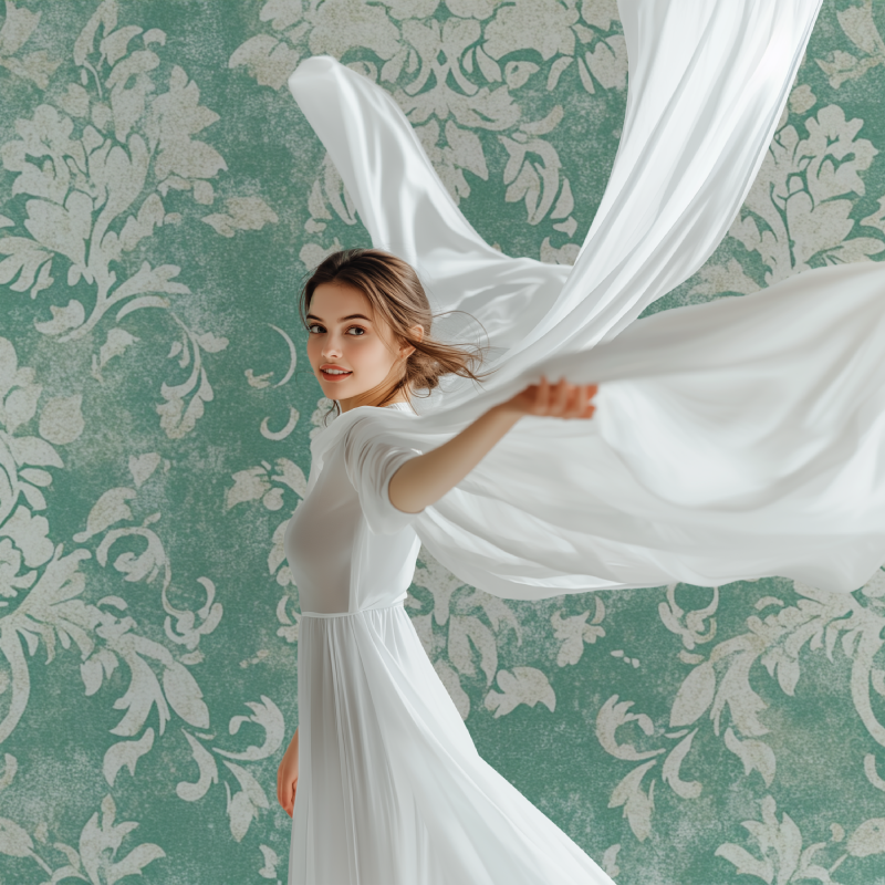 Aqua Vintage Wallpaper | Murals Wallpaper