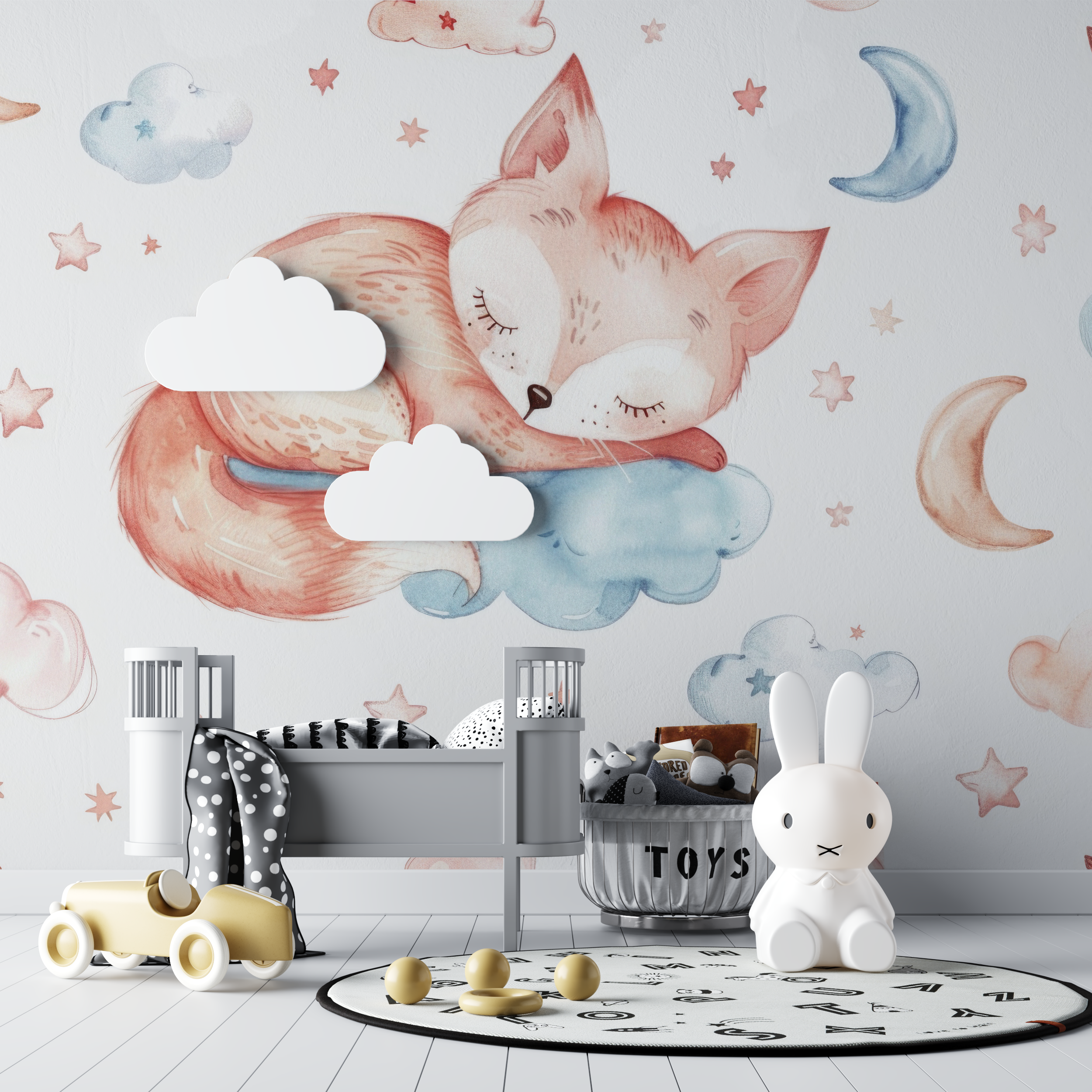 New Fox Wallpaper for Nursery | Murals Wallpaper