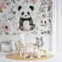 Panda and Wildflower Wallpaper | Murals Wallpaper