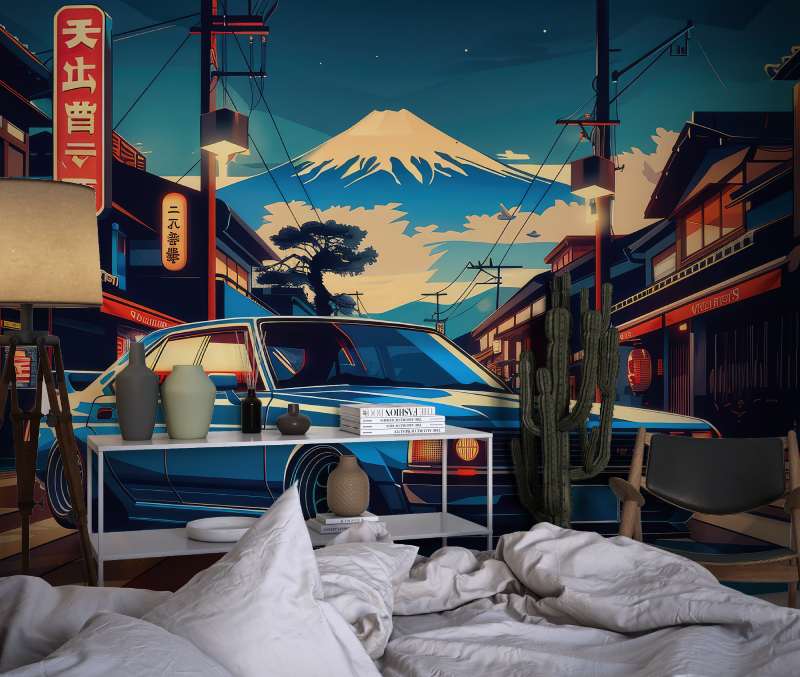 Anime Sports Car Wallpaper | Murals Wallpaper