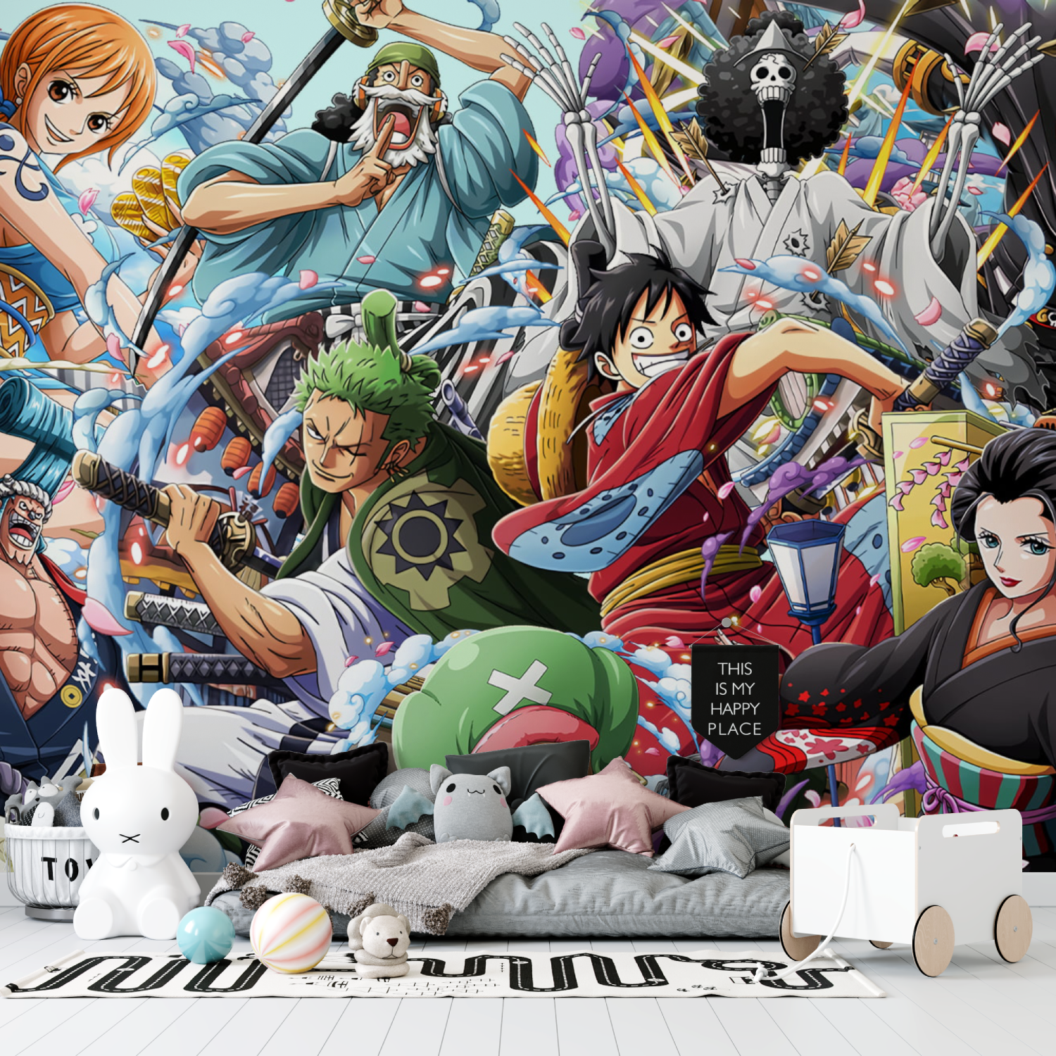 One Piece Mural Wallpaper for Kids