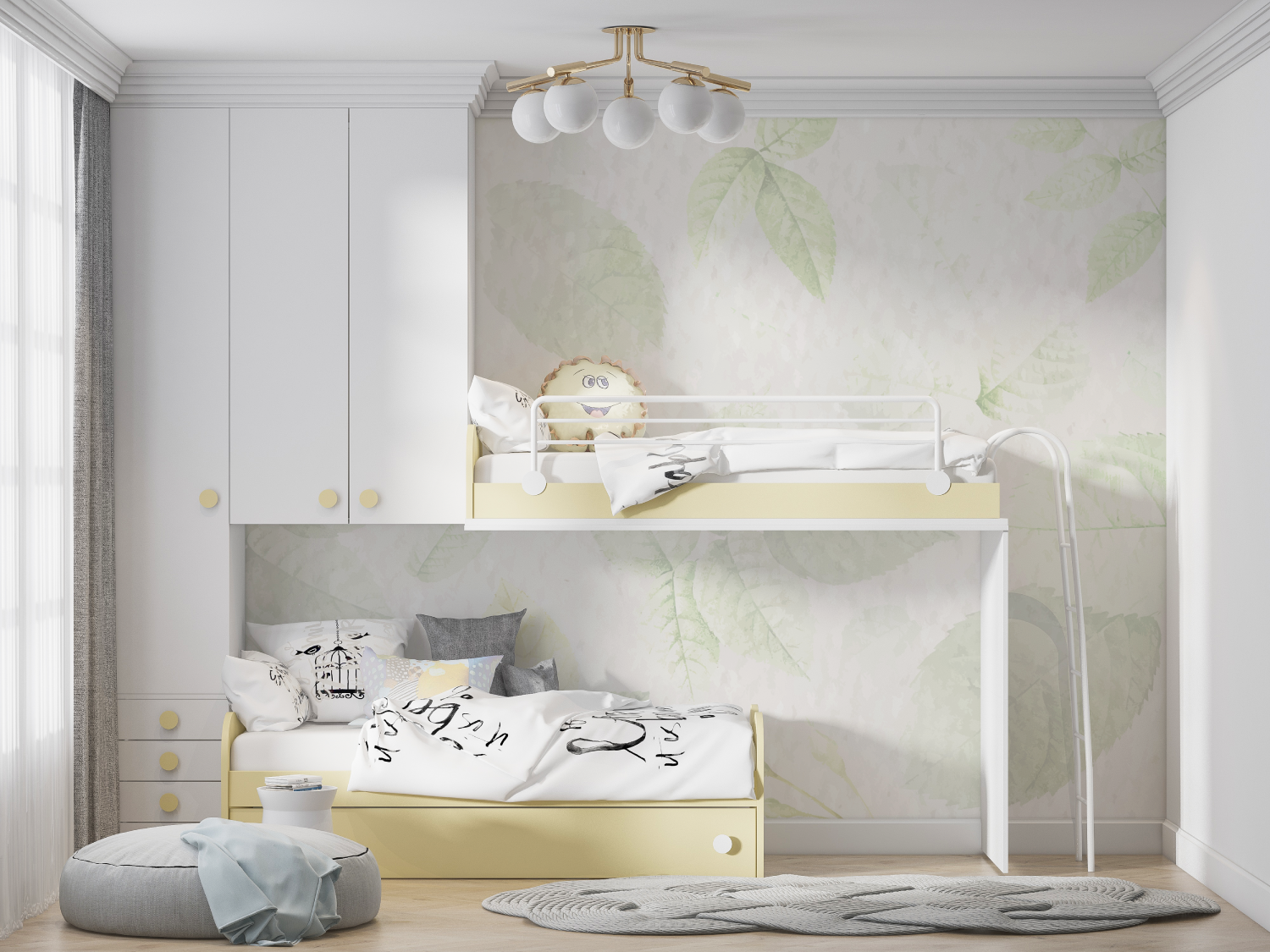 Kids Leaf Wallpaper | Murals Wallpaper